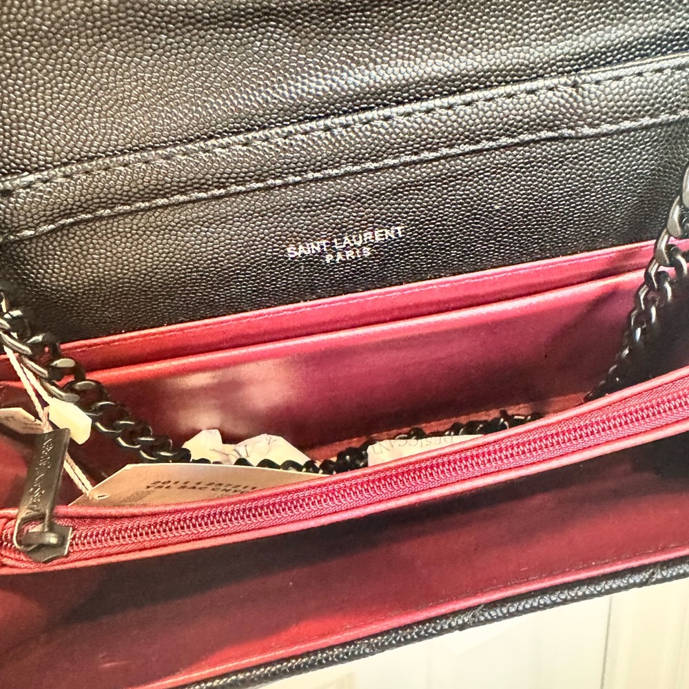 Source Unknown Black Chevron Crossbody Clutch Bag… - image 3